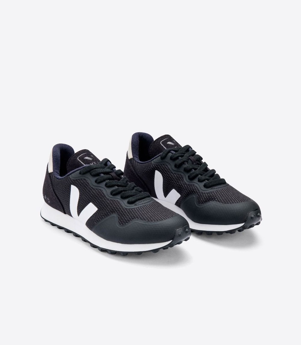 Veja Trainers Mens Black - Sdu Rt B-mesh - JTKA-59871